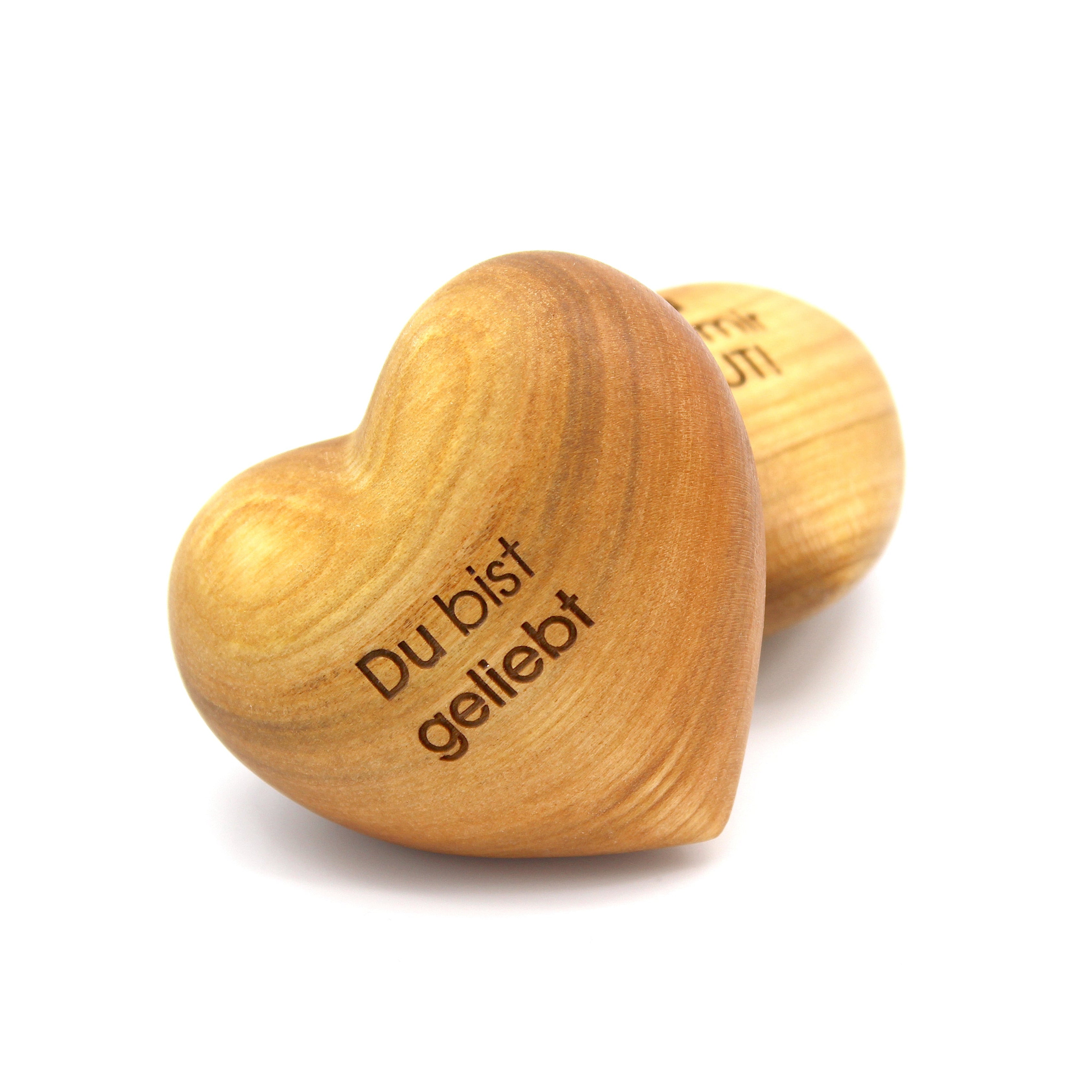 Thankgoods hand flatterer wooden heart You are loved as a gift idea for him and her!-0